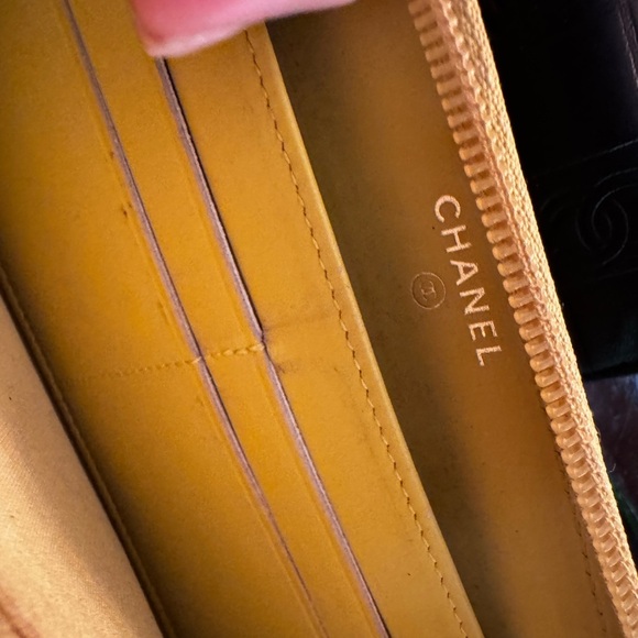 Chanel Yellow Leather Wallet - Picture 10 of 14